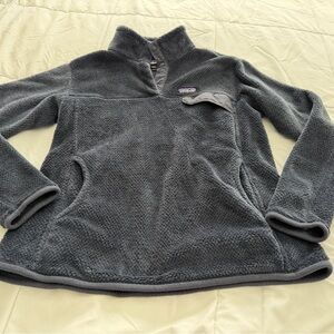 Patagonia Women's Zip Up Fleece - Dark Blue